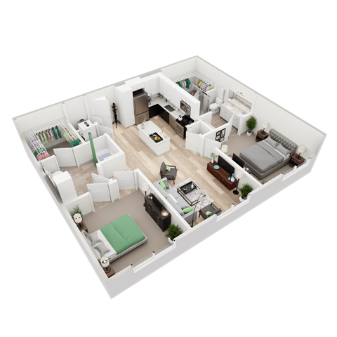 VB Oasis Floor Plan at Vista Brooklyn, Jacksonville, Florida